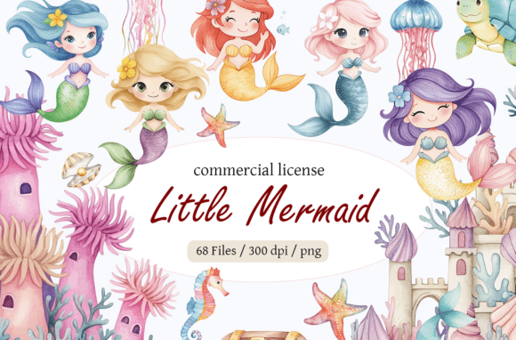 Cute Mermaid Clipart Bundle Watercolor: A Designer's Guide