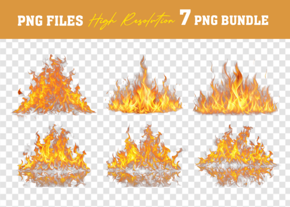 Watercolor Fire Flames Mega Bundle Review