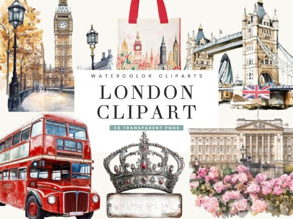 Watercolor London Clipart Bundle: Style, Uses & Practical Tips